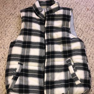 Plaid Vest